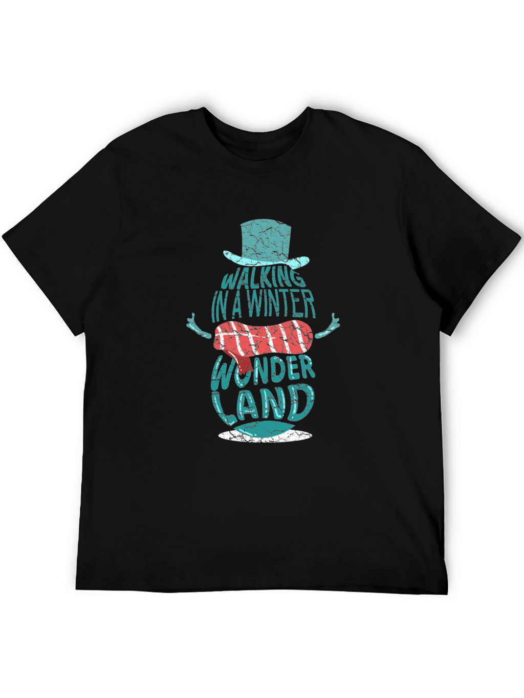 Winter Wonderland Snowman Graphic T-Shirt