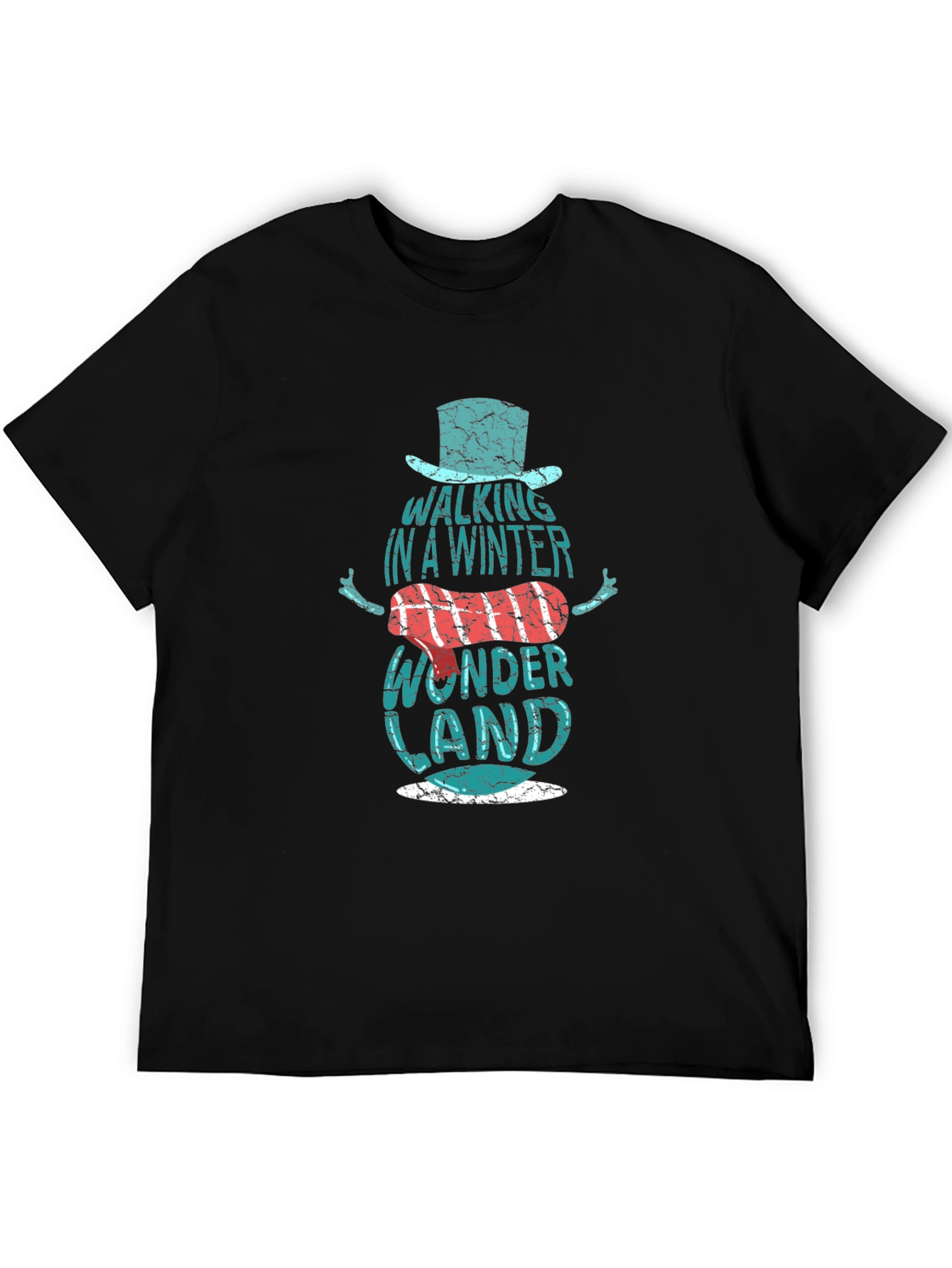 Winter Wonderland Snowman Graphic T-Shirt