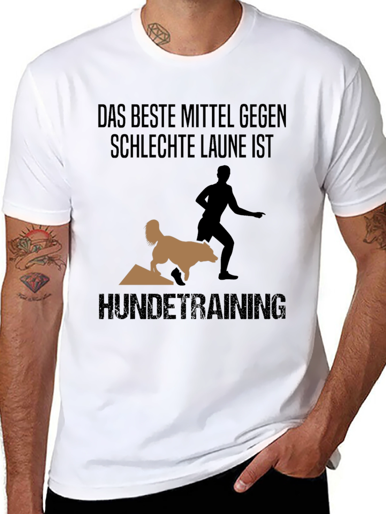 Dog Training T-Shirt - German Text