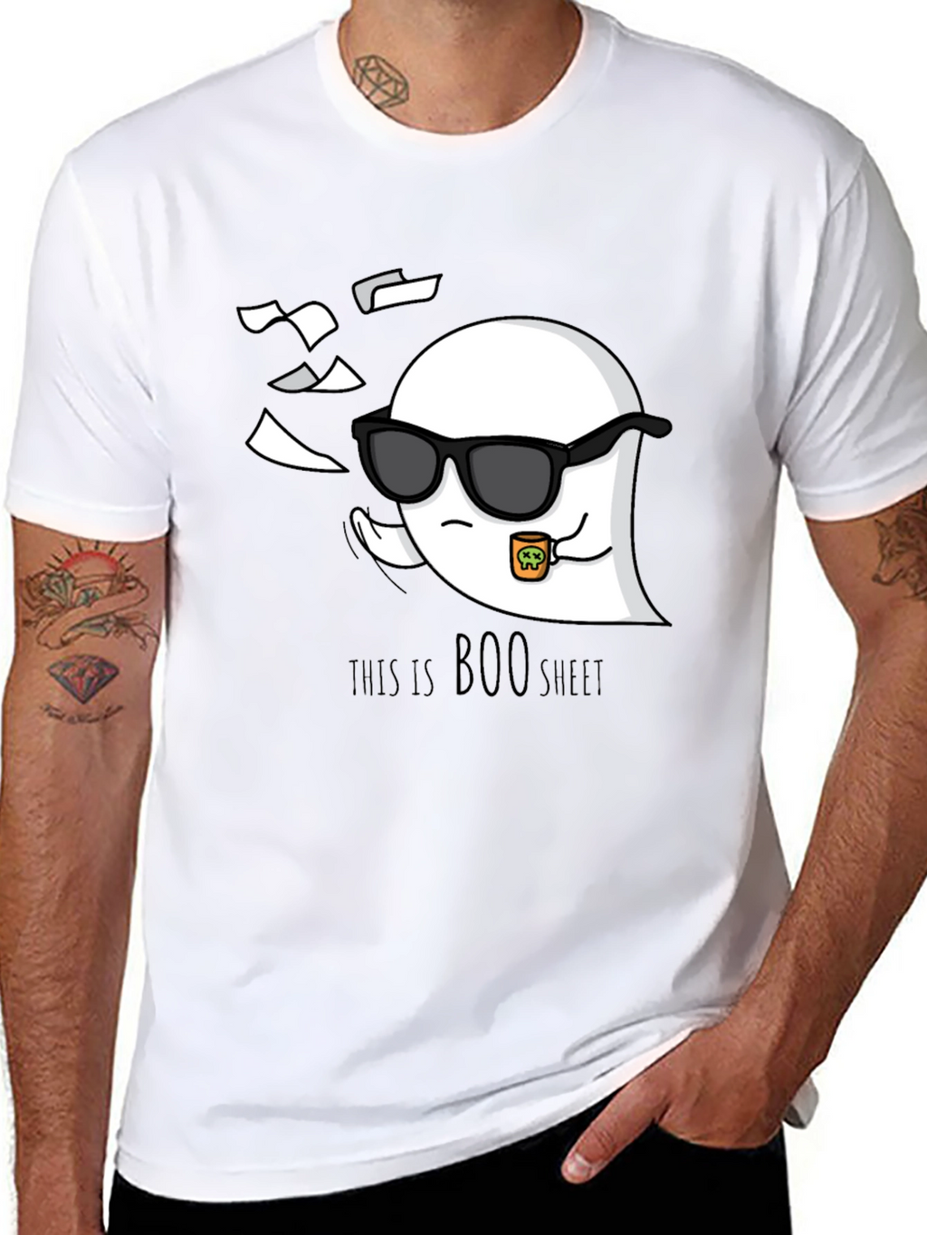 Boo Sheet Funny Ghost T-Shirt - Halloween Apparel