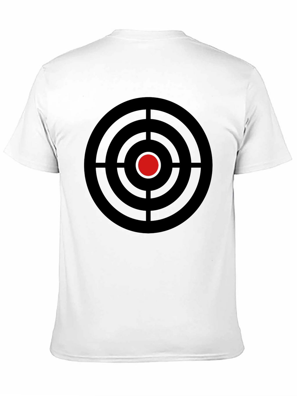 Target Graphic Tee - Black Cotton Crew Neck T-Shirt