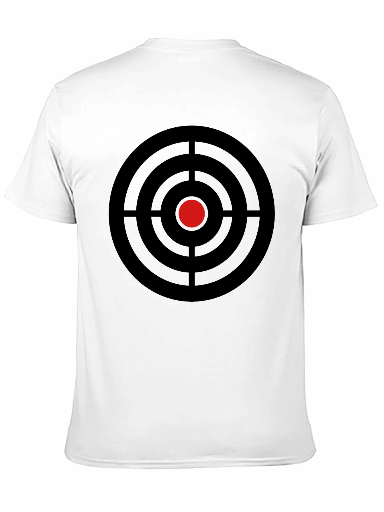Target Graphic Tee - Black Cotton Crew Neck T-Shirt