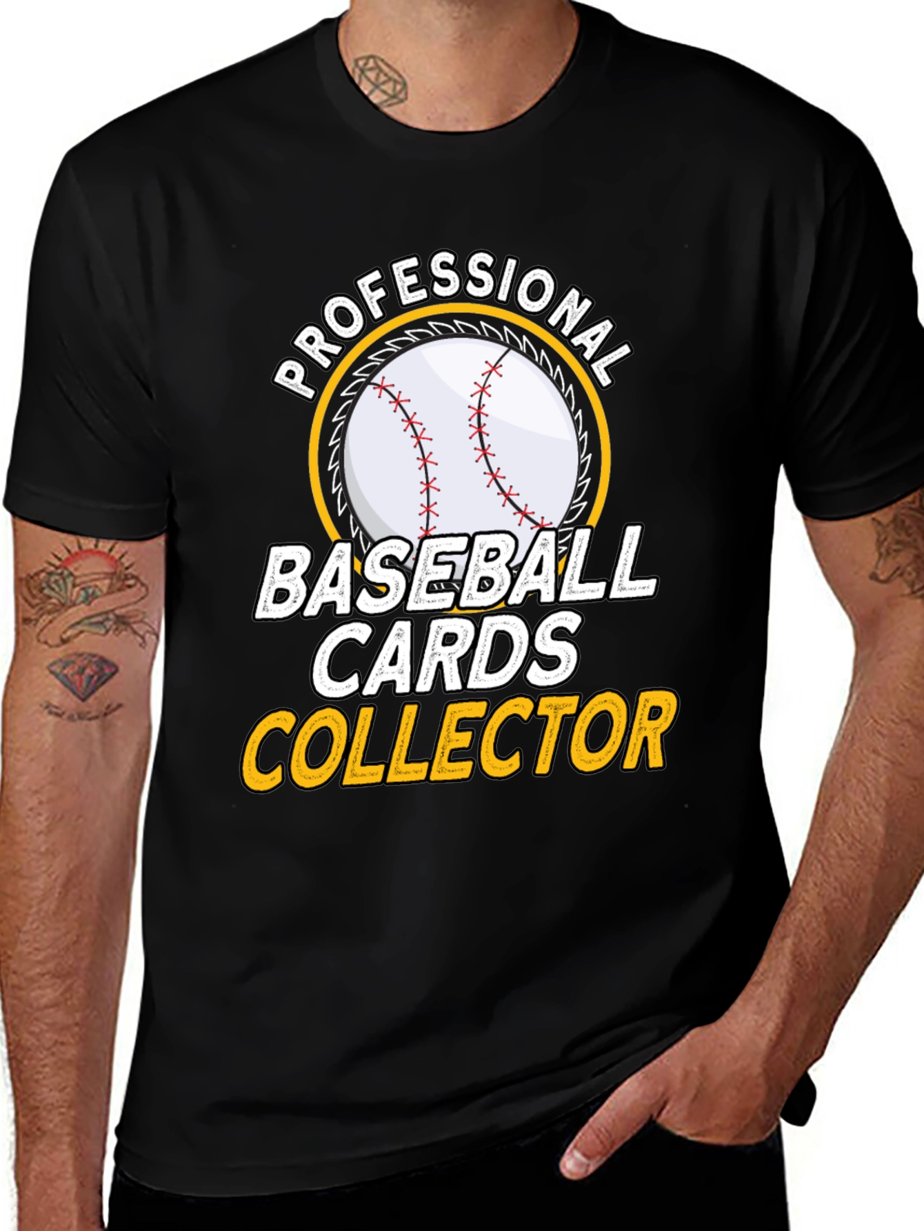 Baseball Cards Collector Graphic T-Shirt
