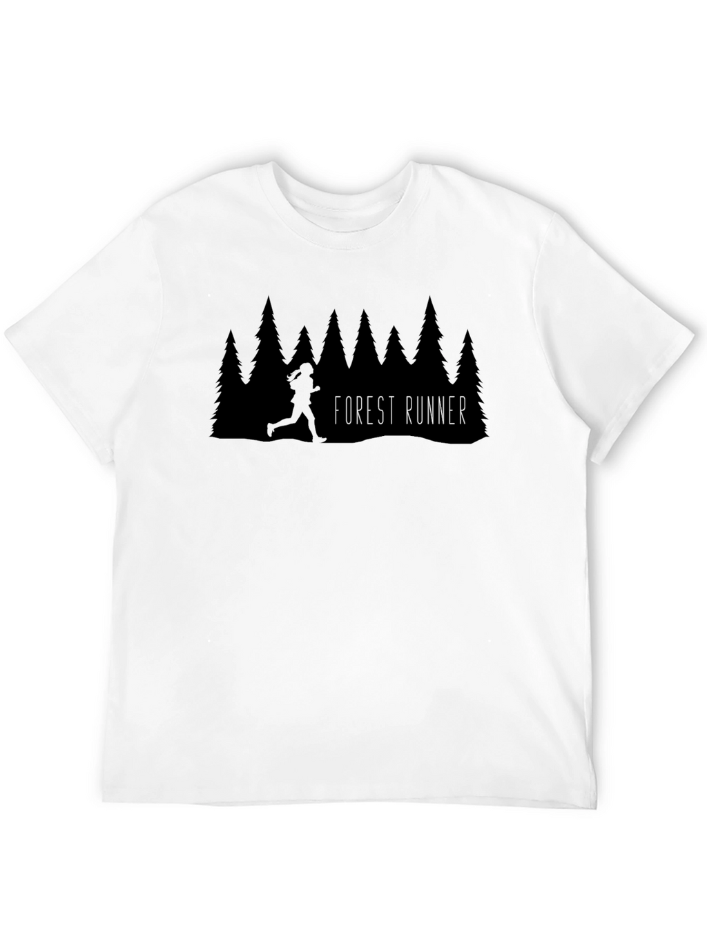 Forest Runner Graphic Tee - Black Unisex T-Shirt
