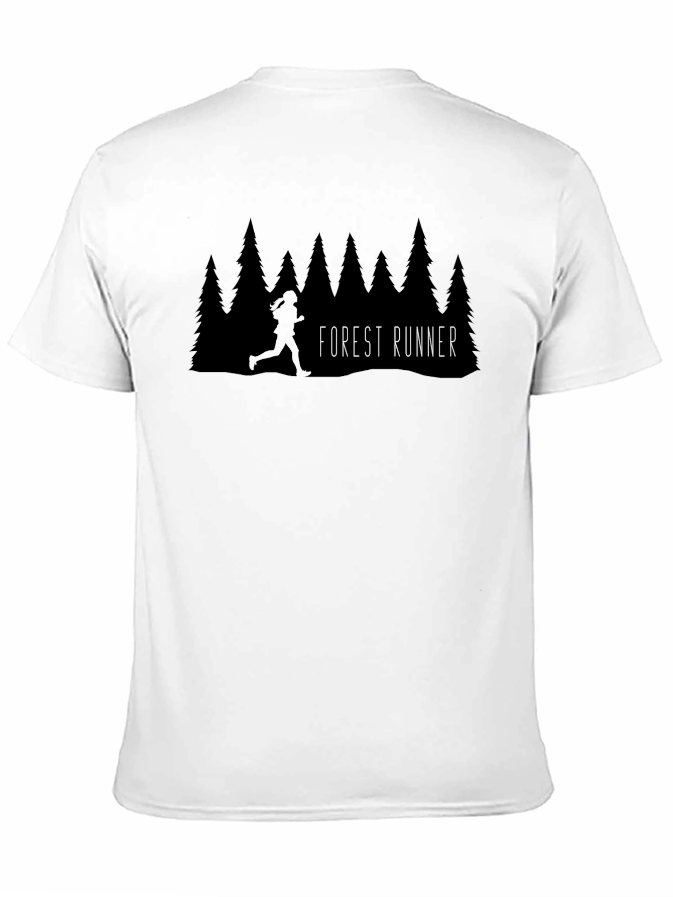 Forest Runner Graphic Tee - Black Unisex T-Shirt