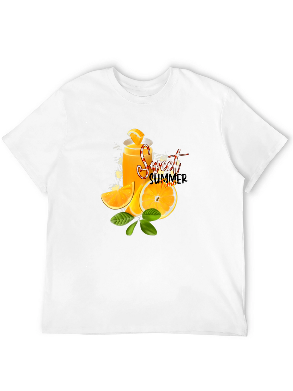 Sweet Summer Time Graphic Black T-Shirt