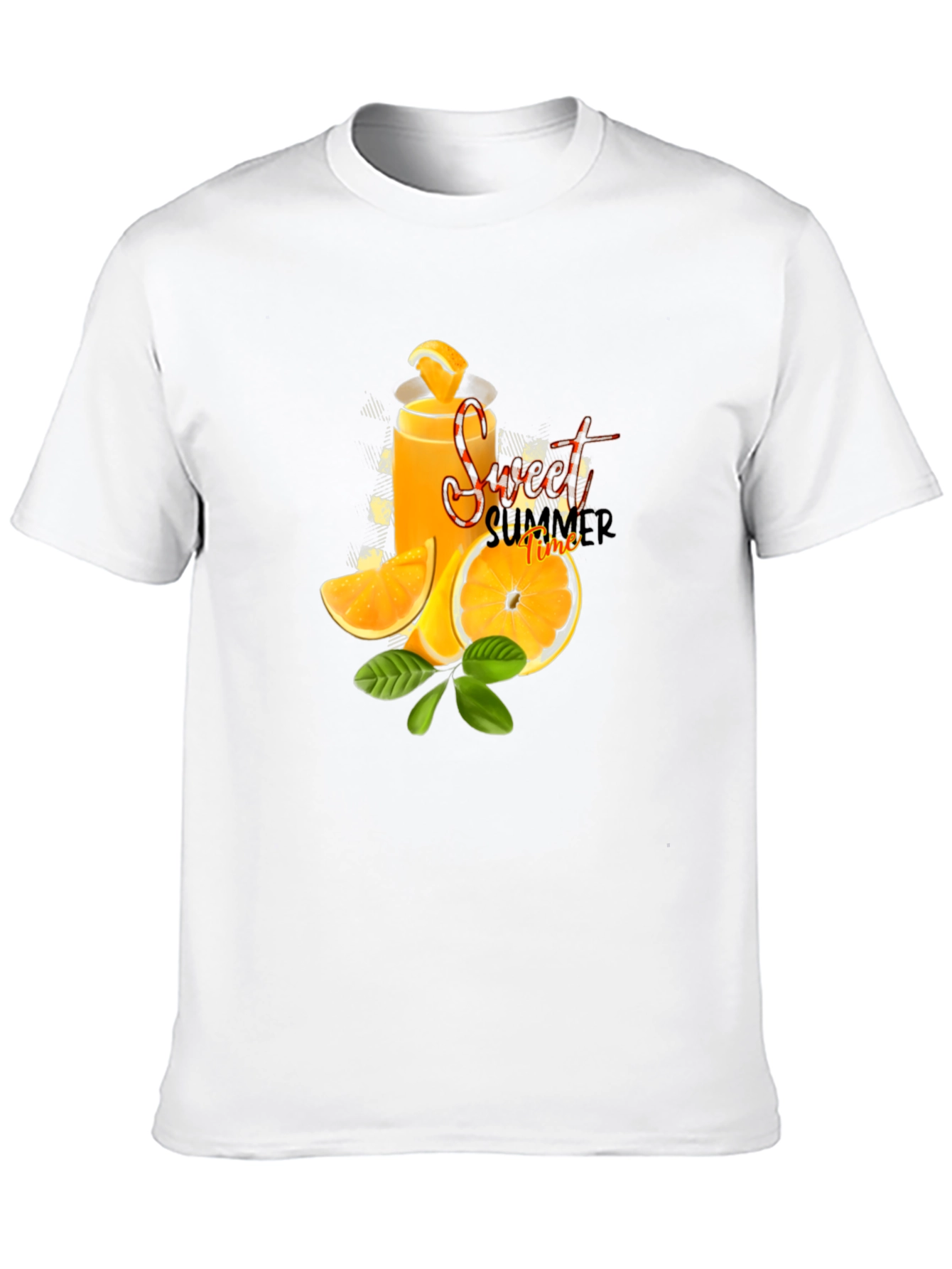 Sweet Summer Time Graphic Black T-Shirt