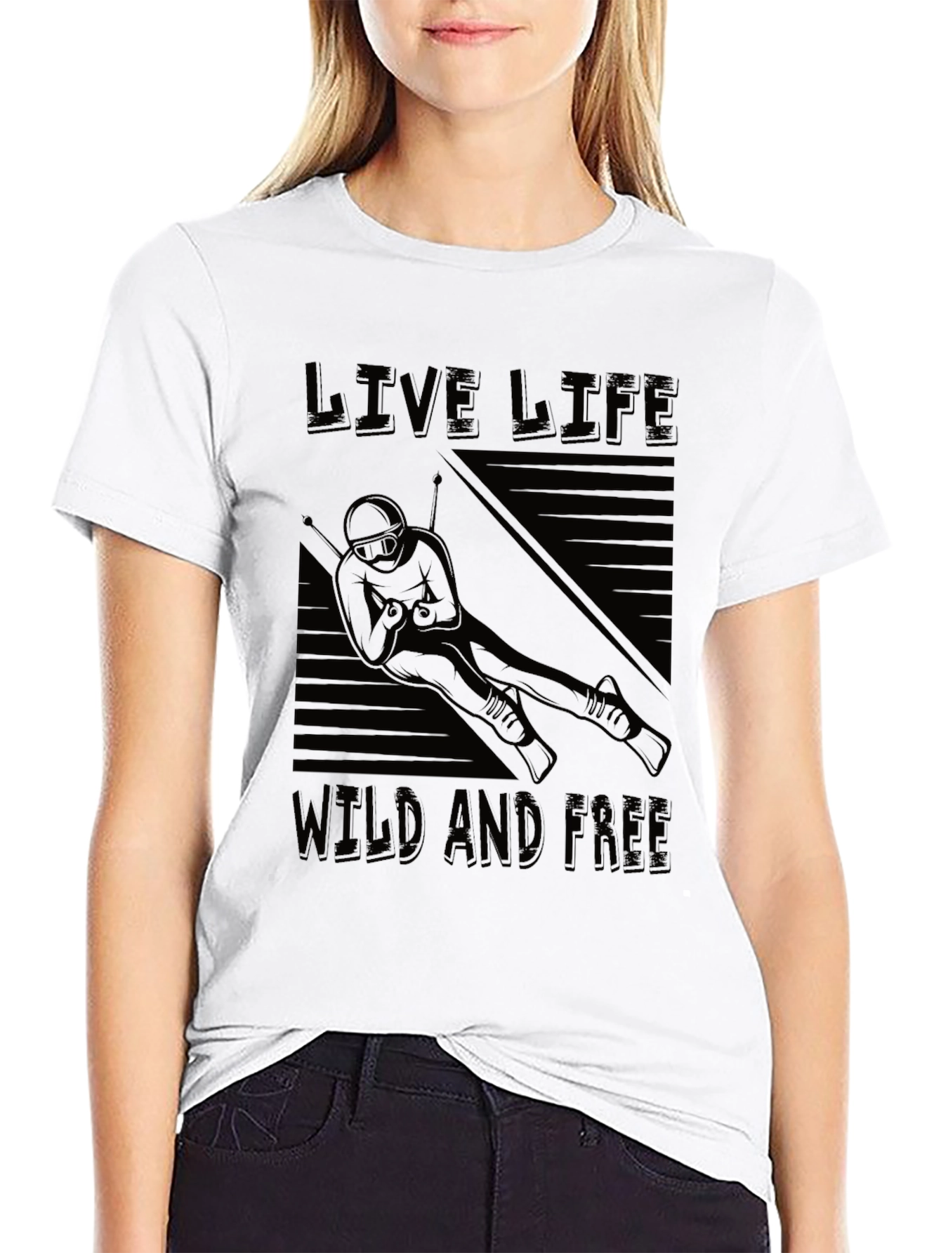 Live Life Wild and Free Graphic Tee