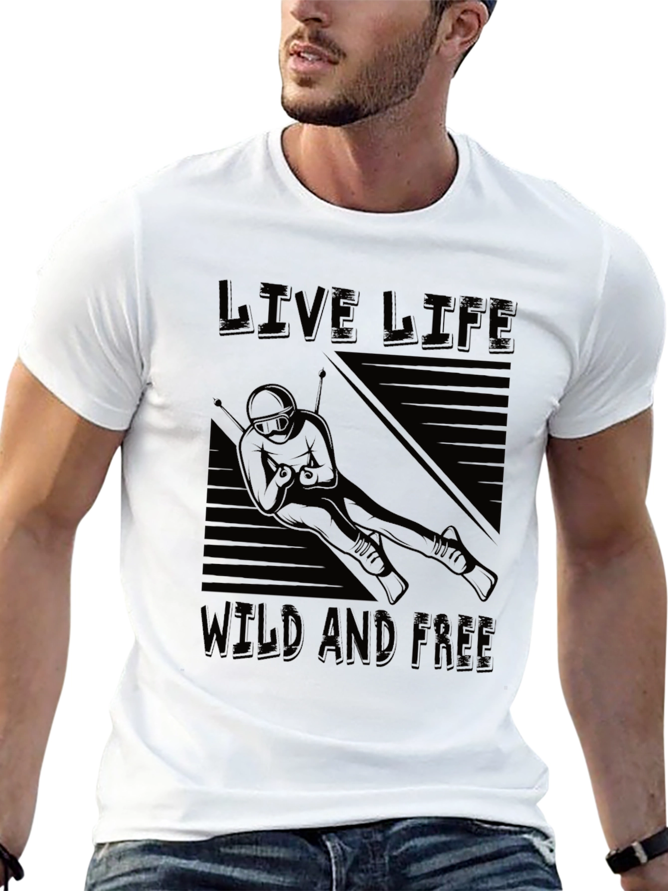 Live Life Wild and Free Graphic Tee