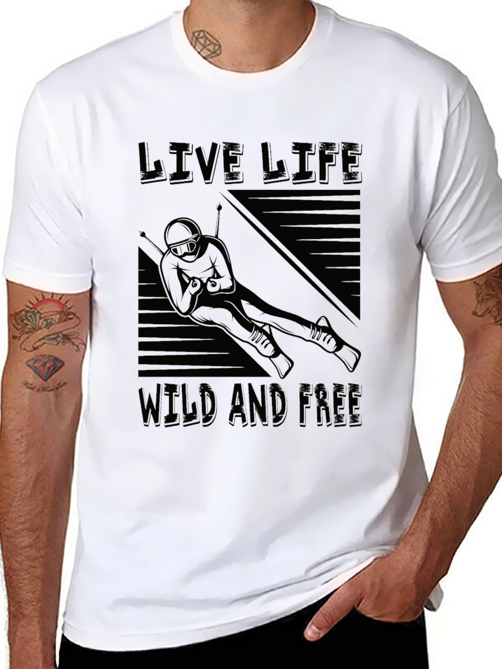 Live Life Wild and Free Graphic Tee