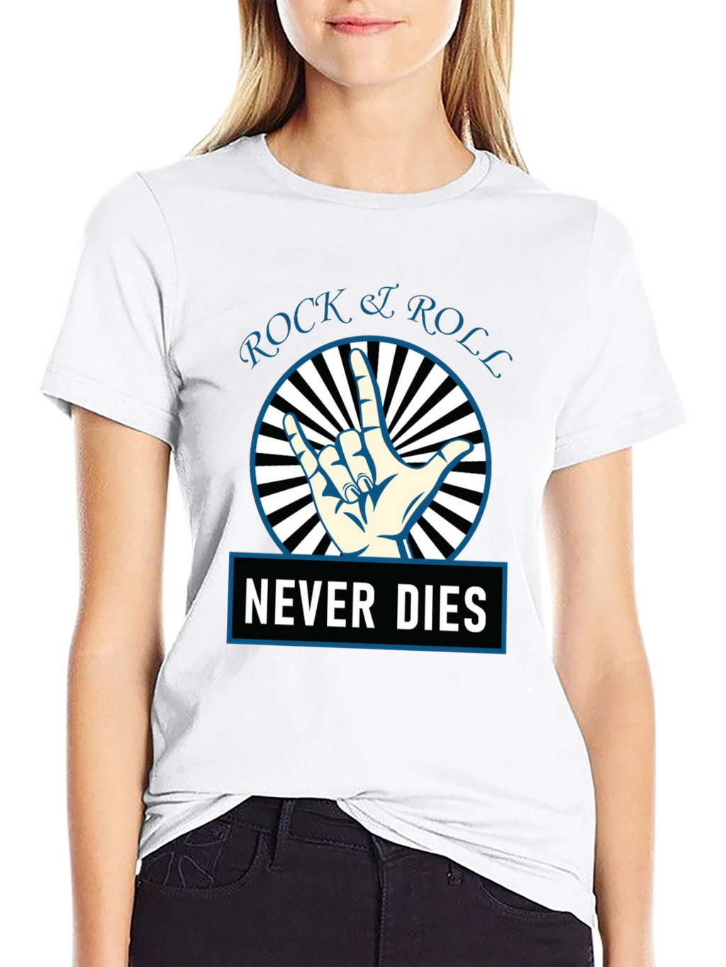Rock & Roll Never Dies Graphic Tee