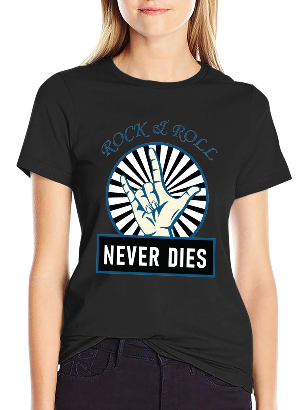 Rock & Roll Never Dies Graphic Tee