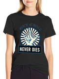 Rock & Roll Never Dies Graphic Tee