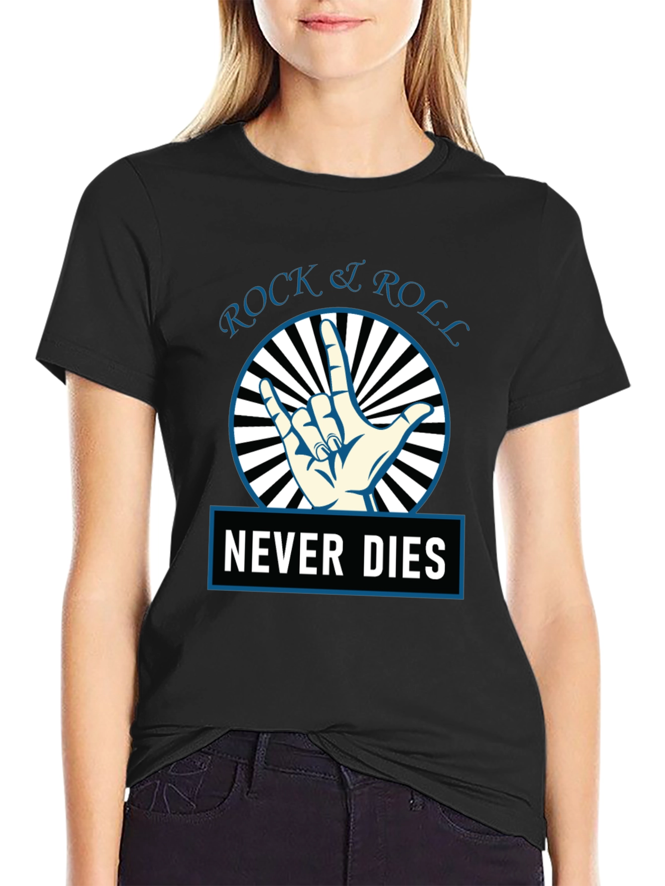 Rock & Roll Never Dies Graphic Tee