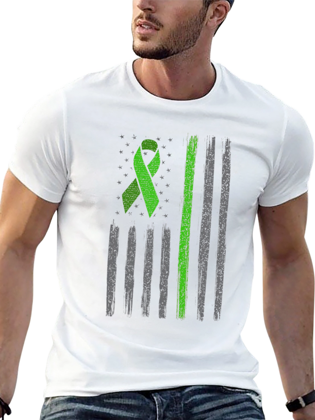 Green Ribbon Flag T-Shirt