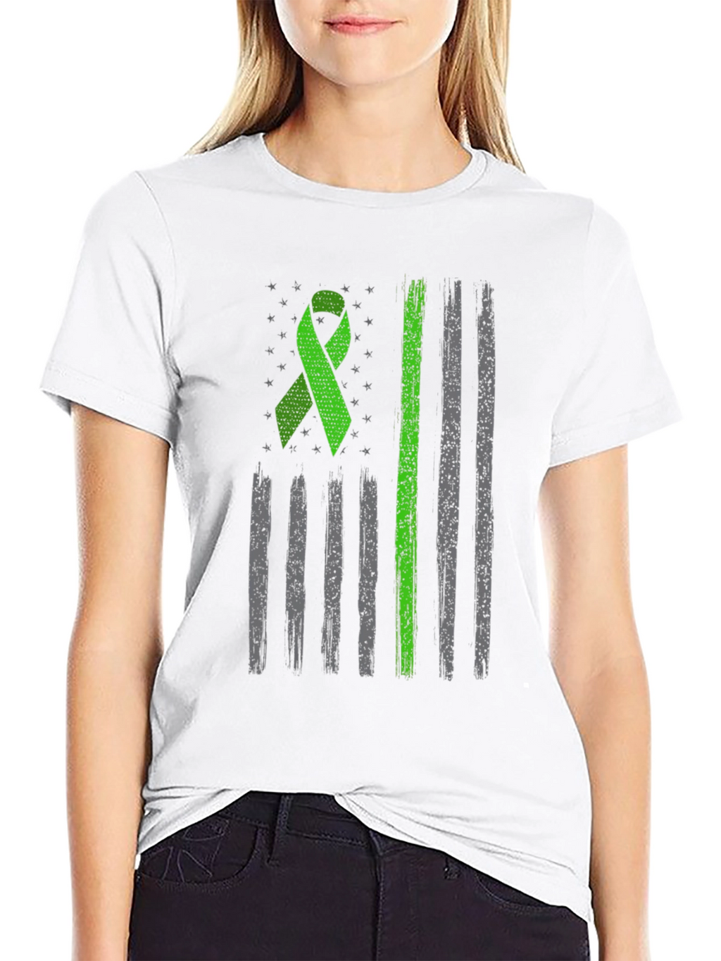 Green Ribbon Flag T-Shirt