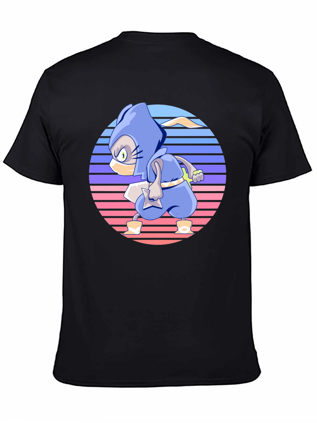 Retro Ninja Cartoon T-Shirt