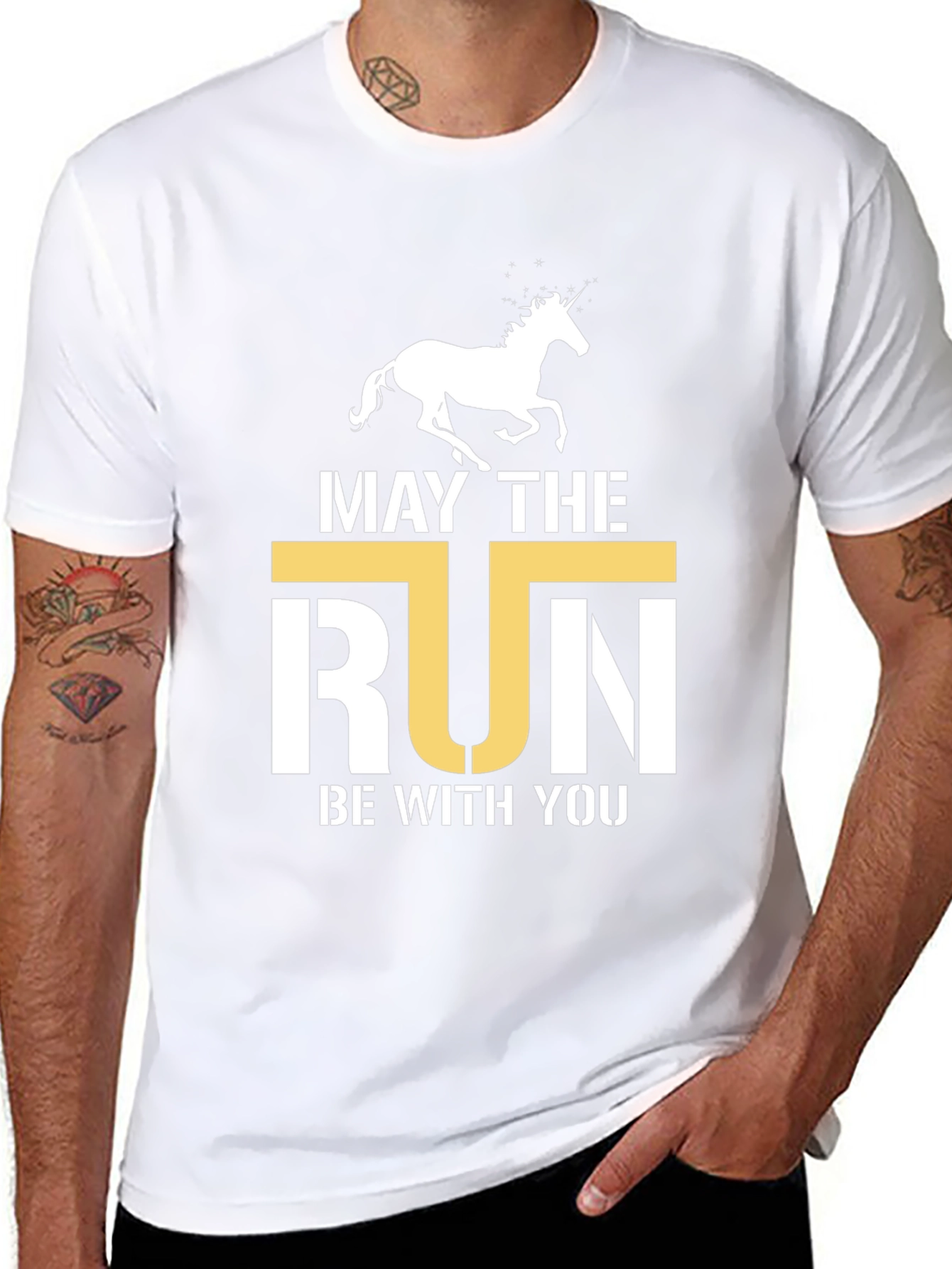 May the Run Be With You T-Shirt