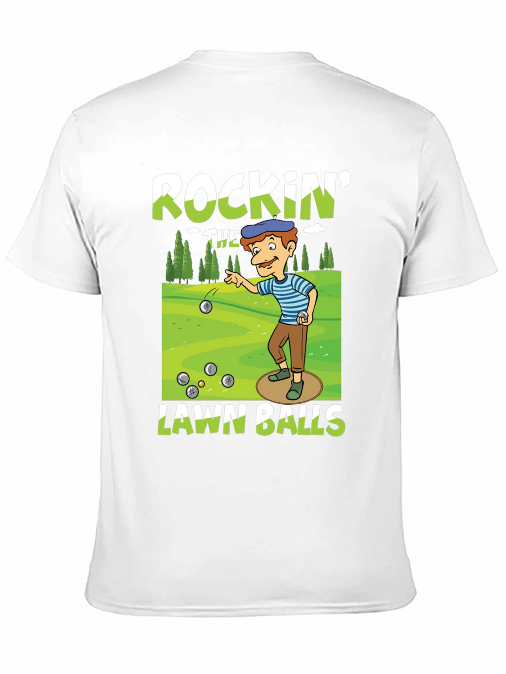 Rockin Lawn Bowls Graphic Tee