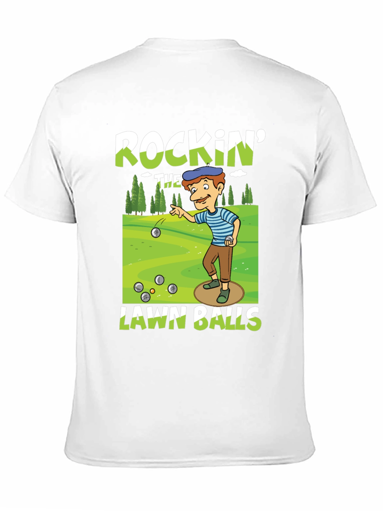 Rockin Lawn Bowls Graphic Tee