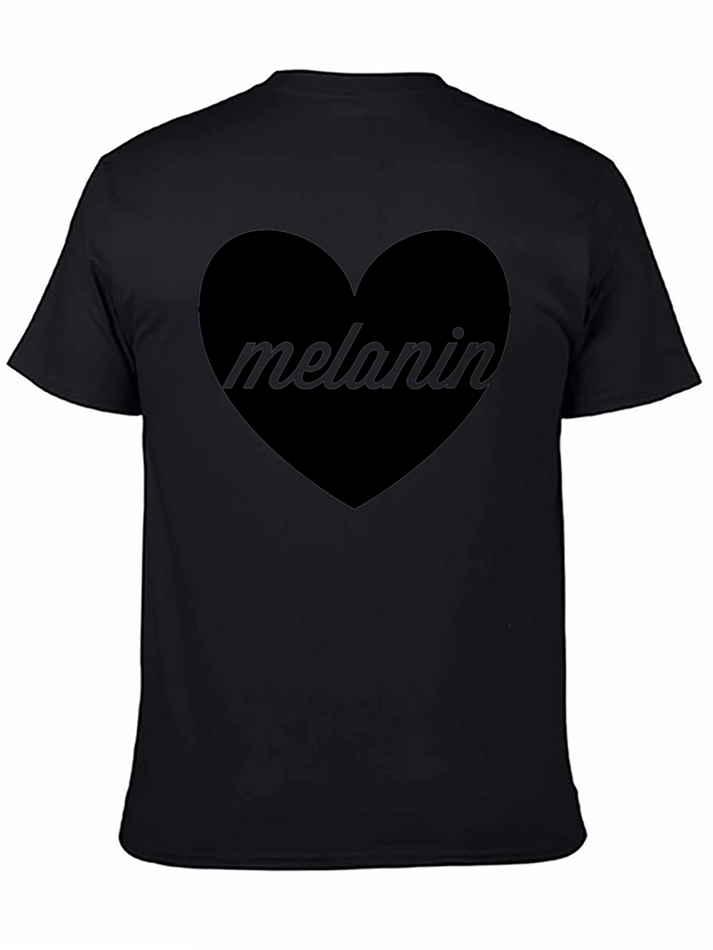 Melanin Heart Graphic T-Shirt - Unisex Cotton Tee