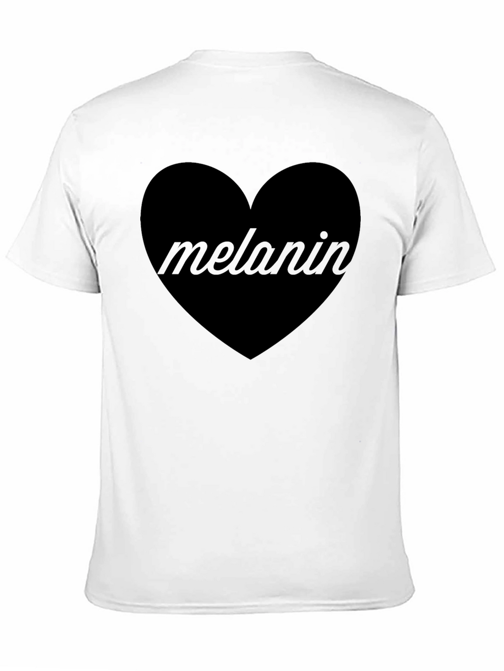 Melanin Heart Graphic T-Shirt - Unisex Cotton Tee