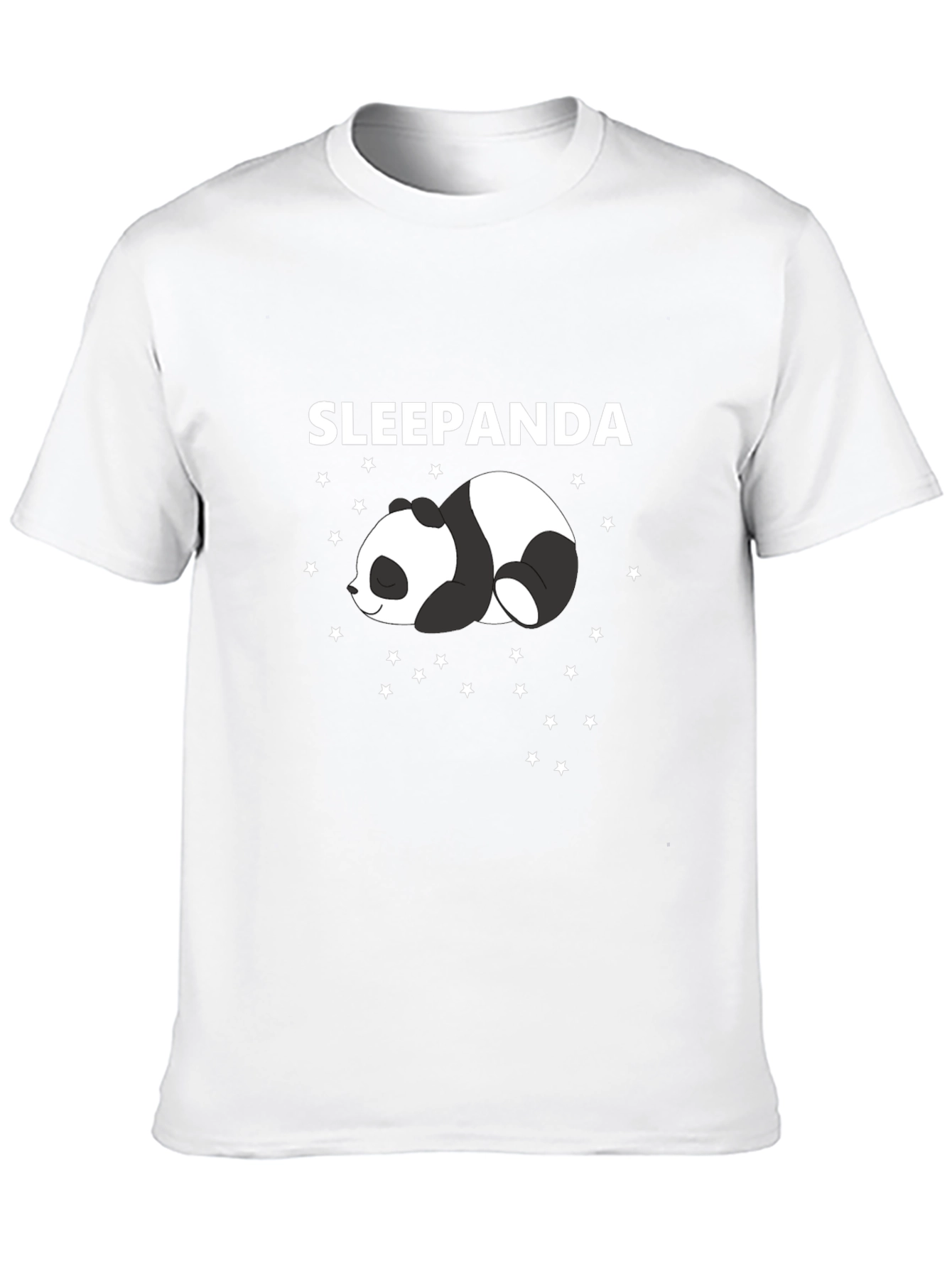 Sleepanda Graphic Tee - Cute Panda Star Design