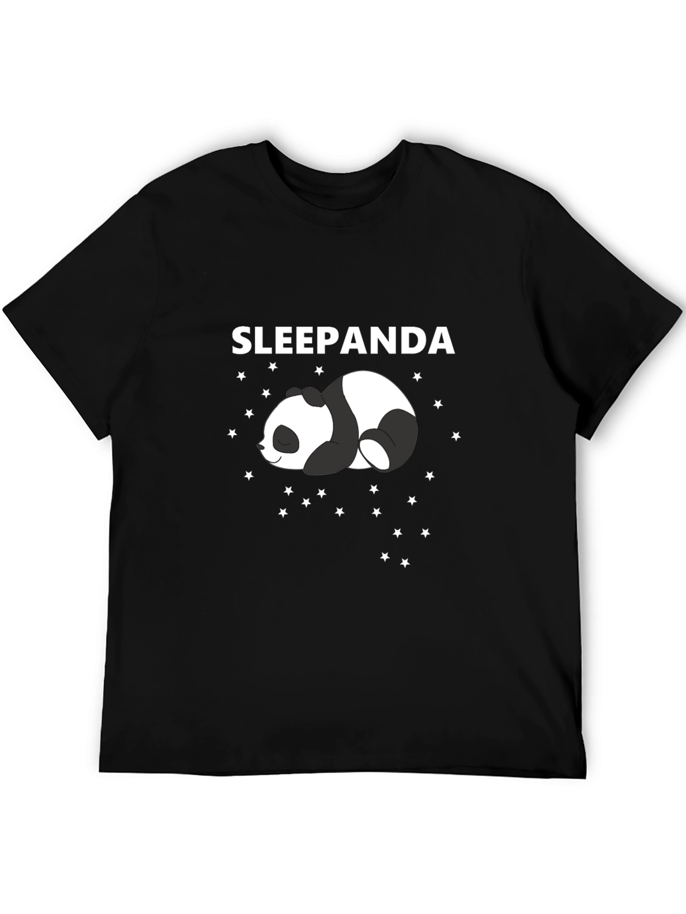 Sleepanda Graphic Tee - Cute Panda Star Design