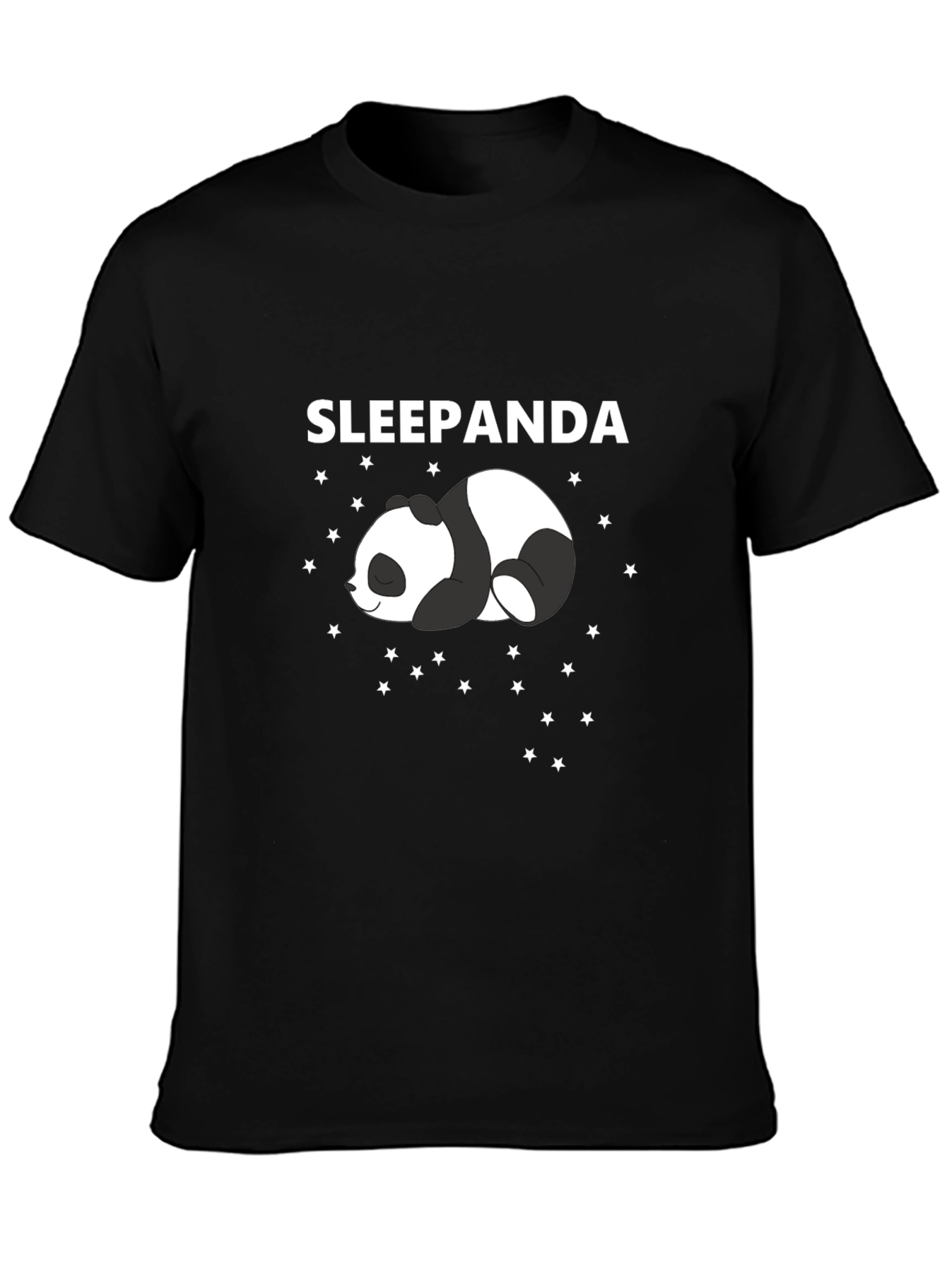 Sleepanda Graphic Tee - Cute Panda Star Design