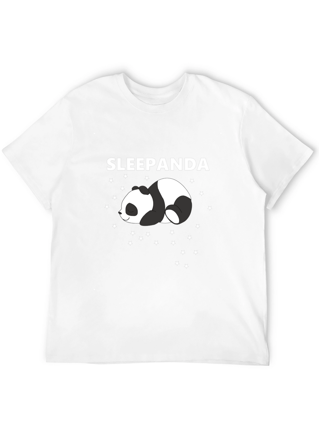 Sleepanda Graphic Tee - Cute Panda Star Design