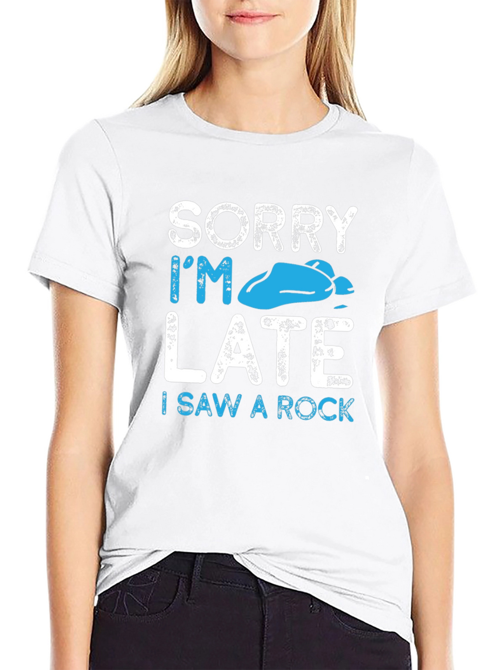 Sorry Im Late I Saw A Rock T-Shirt