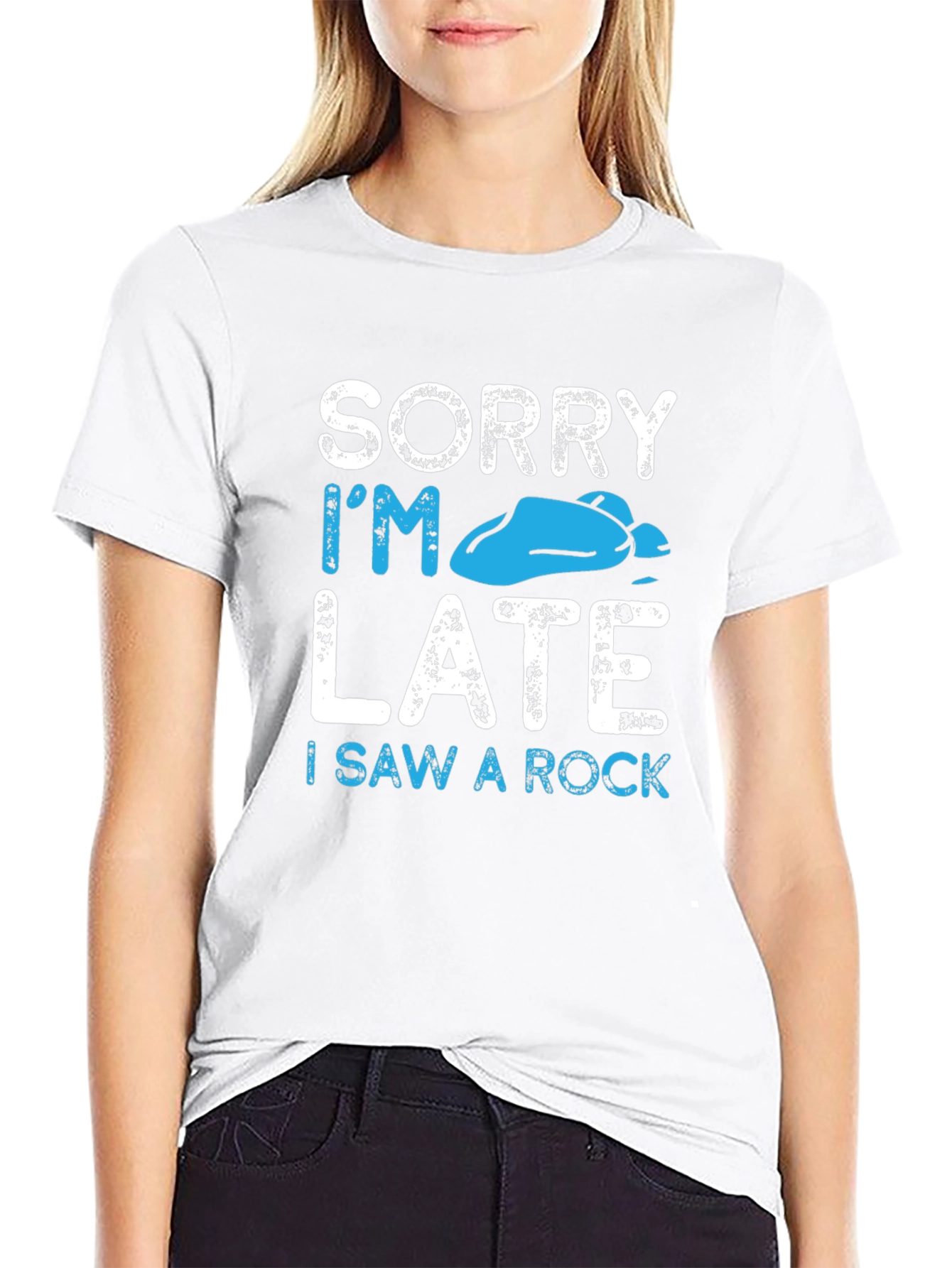 Sorry Im Late I Saw A Rock T-Shirt