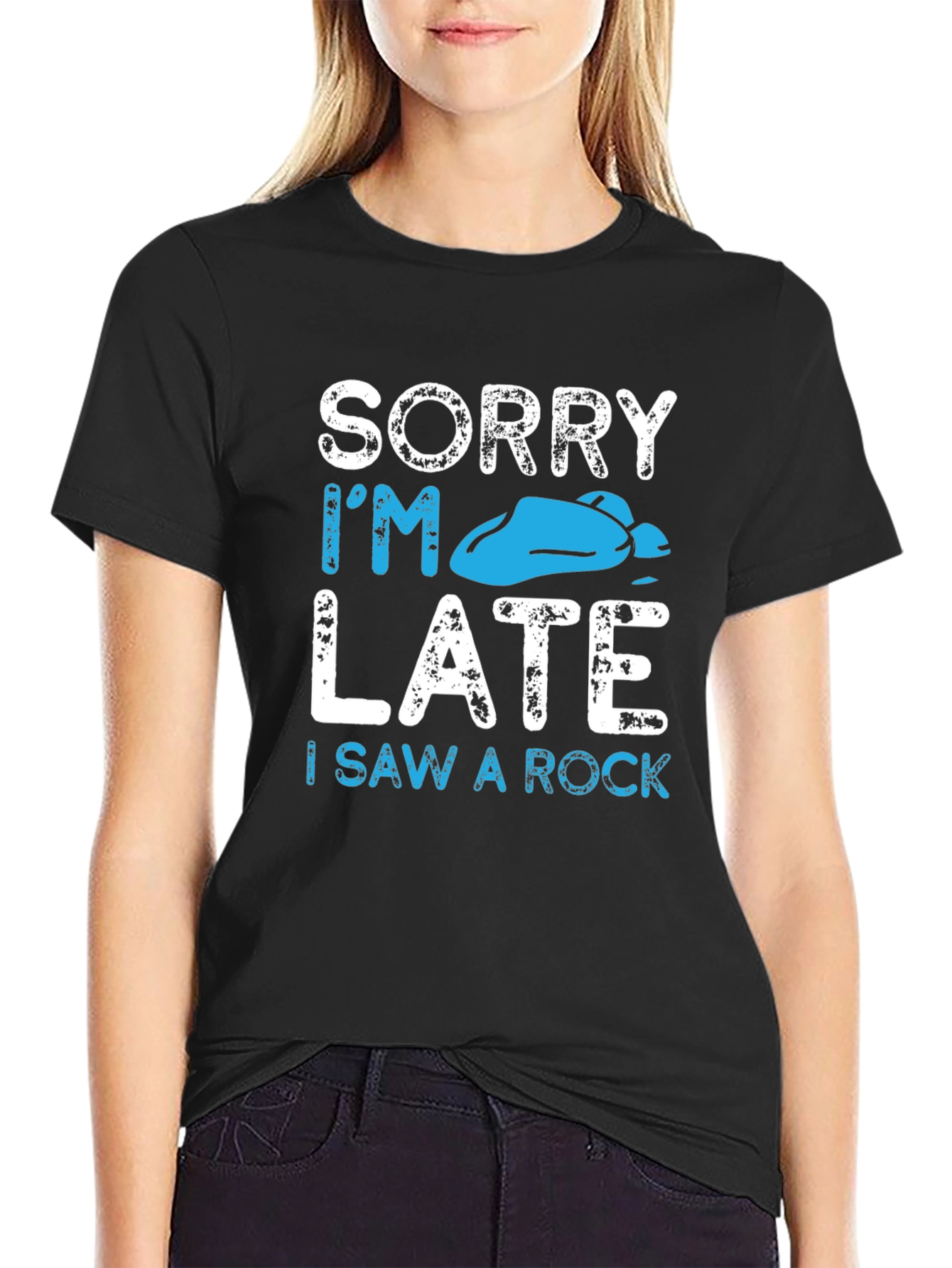 Sorry Im Late I Saw A Rock T-Shirt