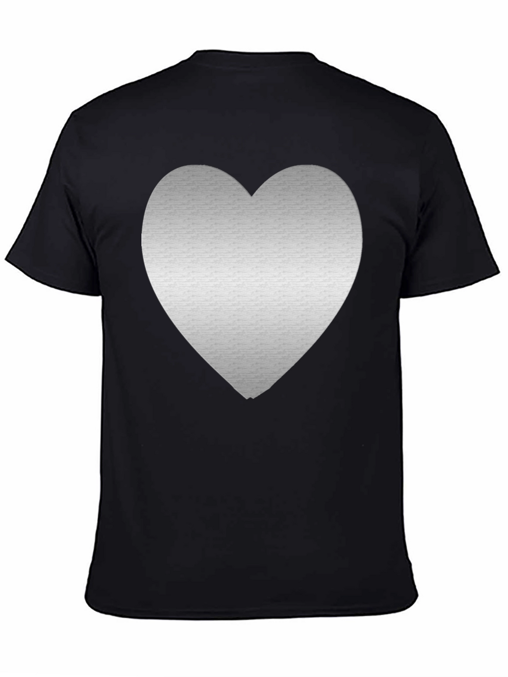 Heart Graphic Tee - Mens Black T-Shirt