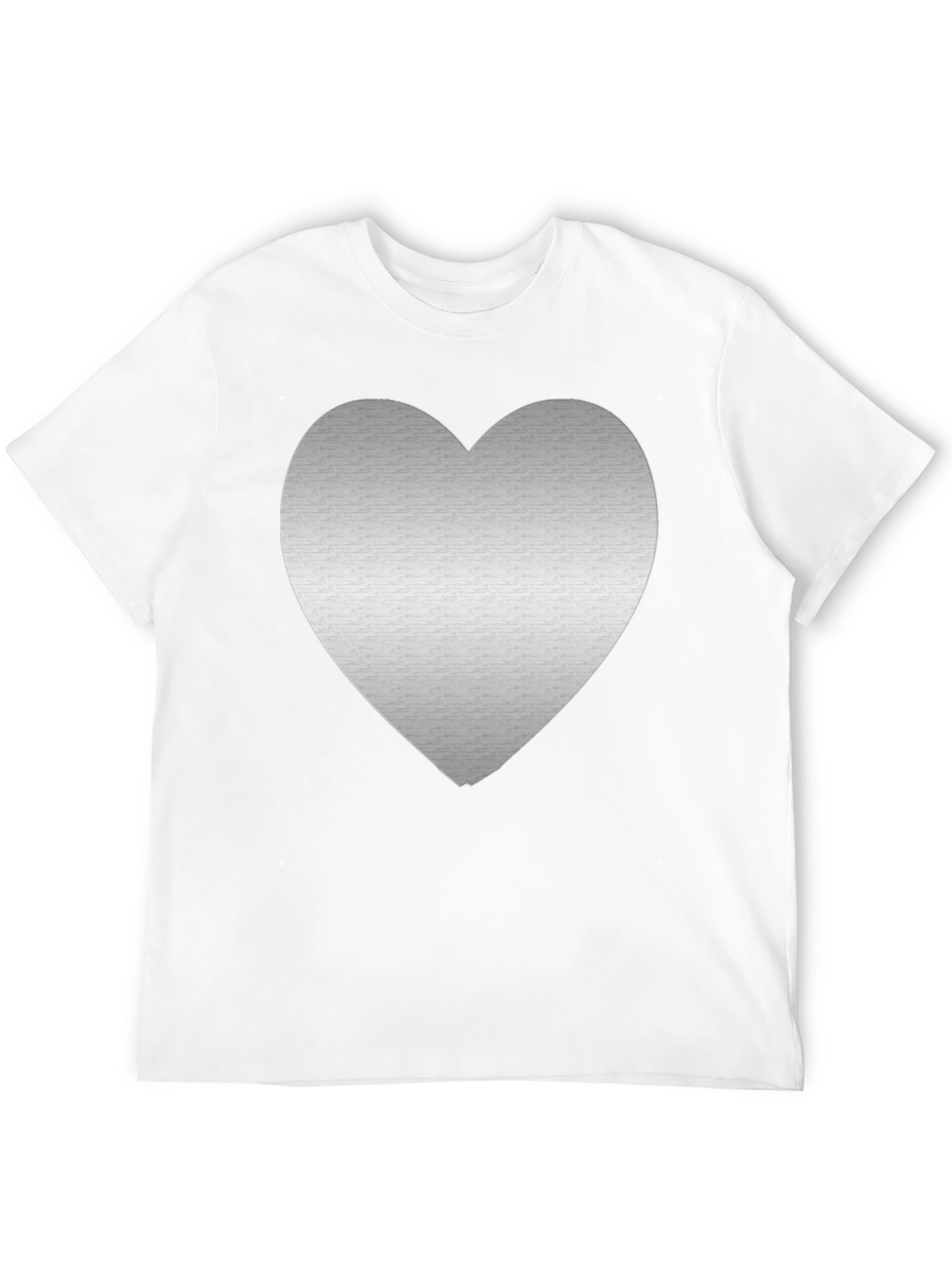 Heart Graphic Tee - Mens Black T-Shirt
