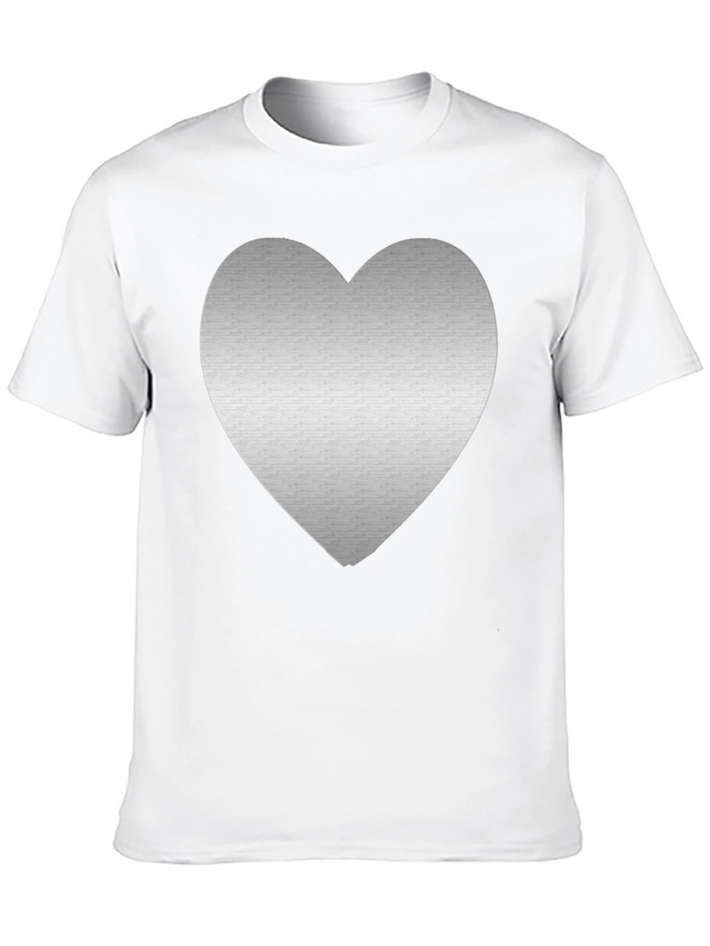 Heart Graphic Tee - Mens Black T-Shirt