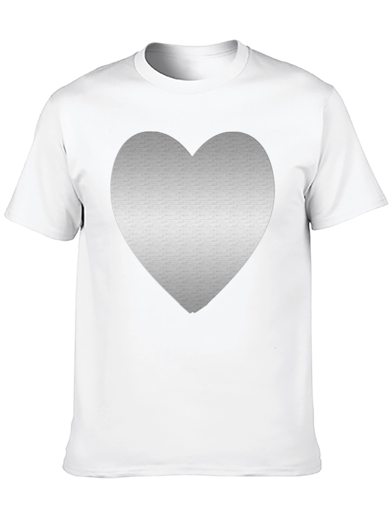 Heart Graphic Tee - Mens Black T-Shirt