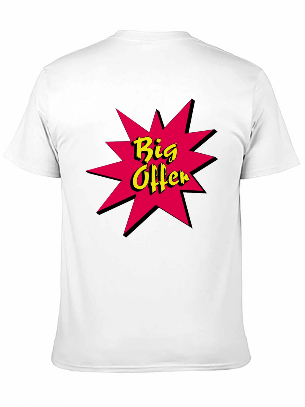 Big Offer Graphic Tee - Stylish Black Cotton T-Shirt