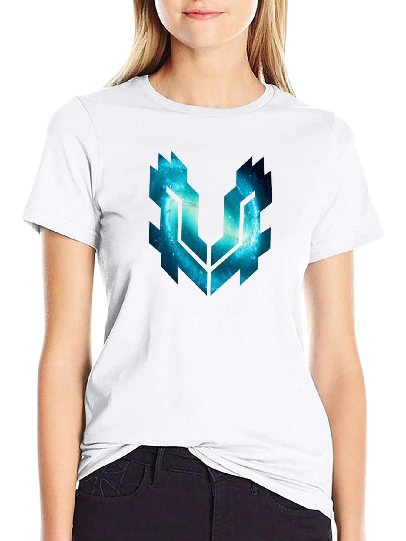 Galaxy Symbol Black T-Shirt