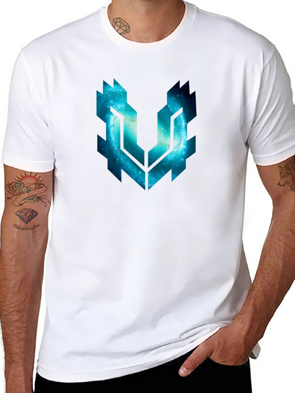Galaxy Symbol Black T-Shirt