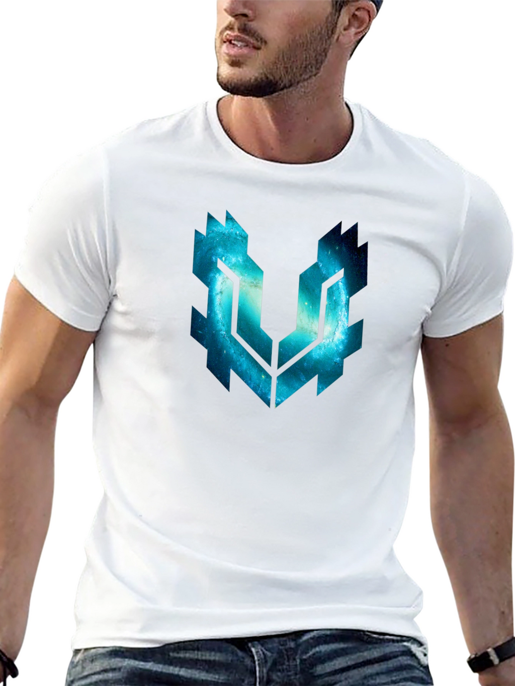 Galaxy Symbol Black T-Shirt