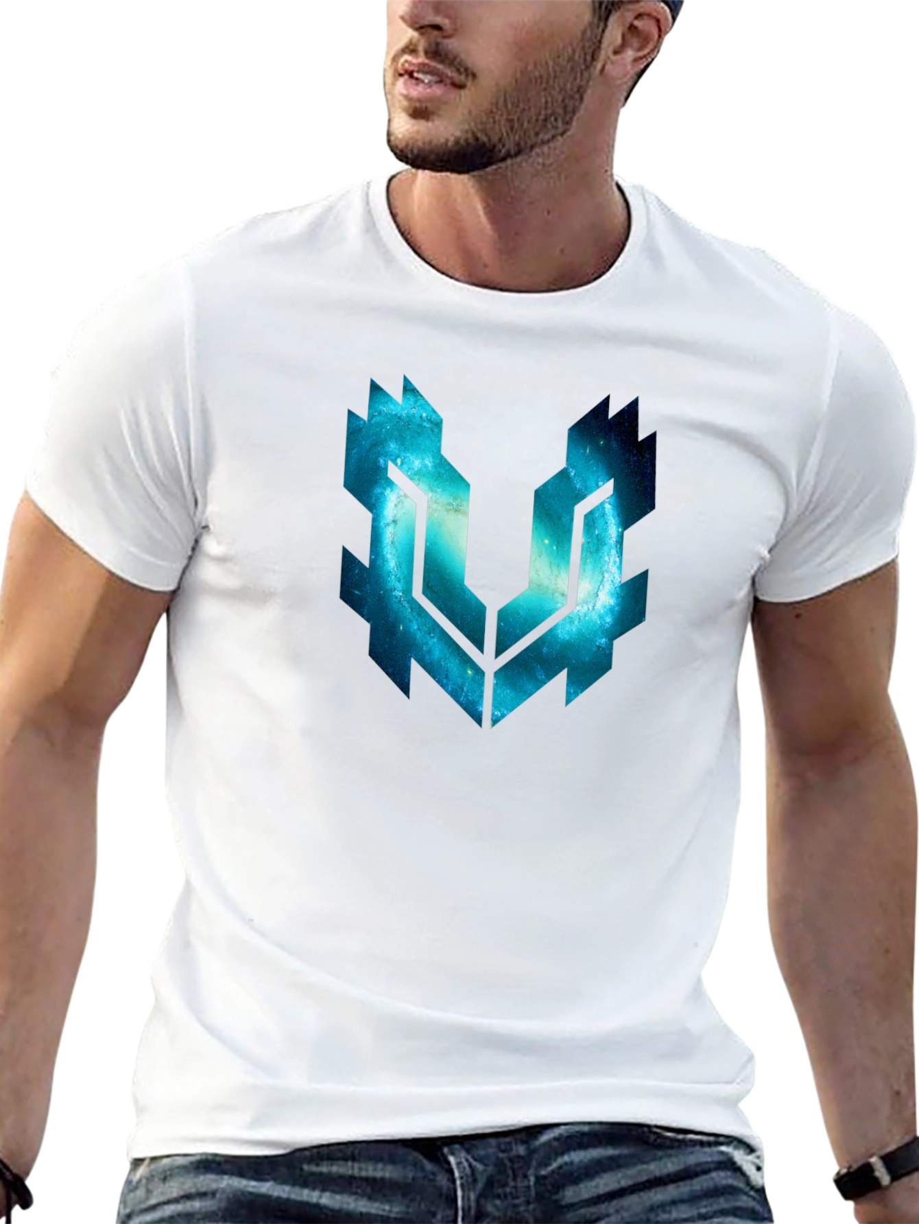 Galaxy Symbol Black T-Shirt