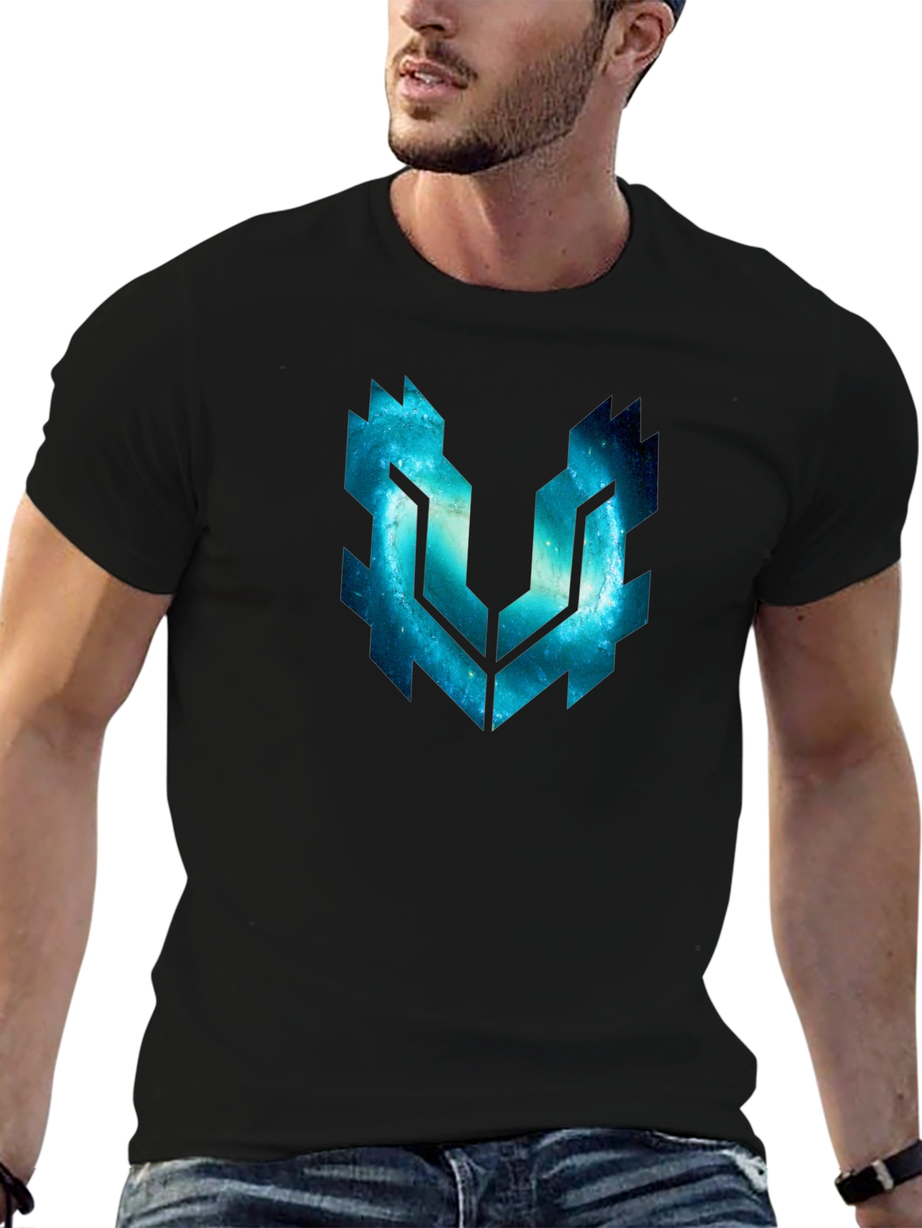 Galaxy Symbol Black T-Shirt