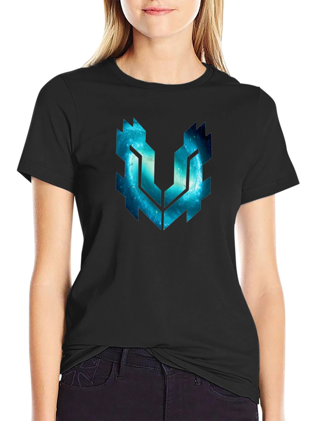 Galaxy Symbol Black T-Shirt