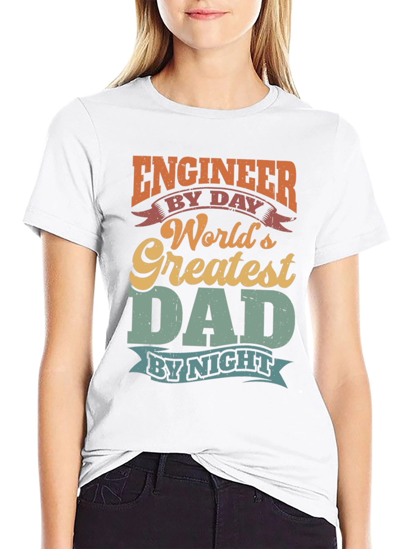 Engineer Dad T-Shirt - Worlds Greatest