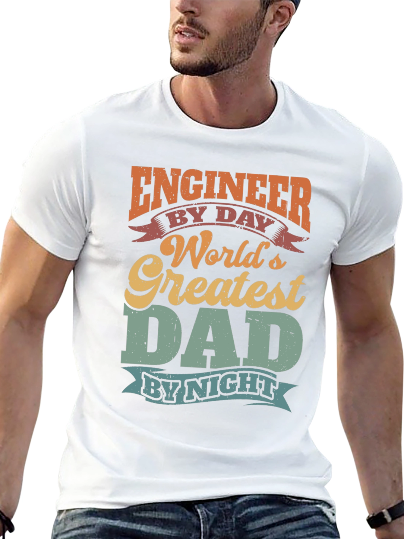Engineer Dad T-Shirt - Worlds Greatest