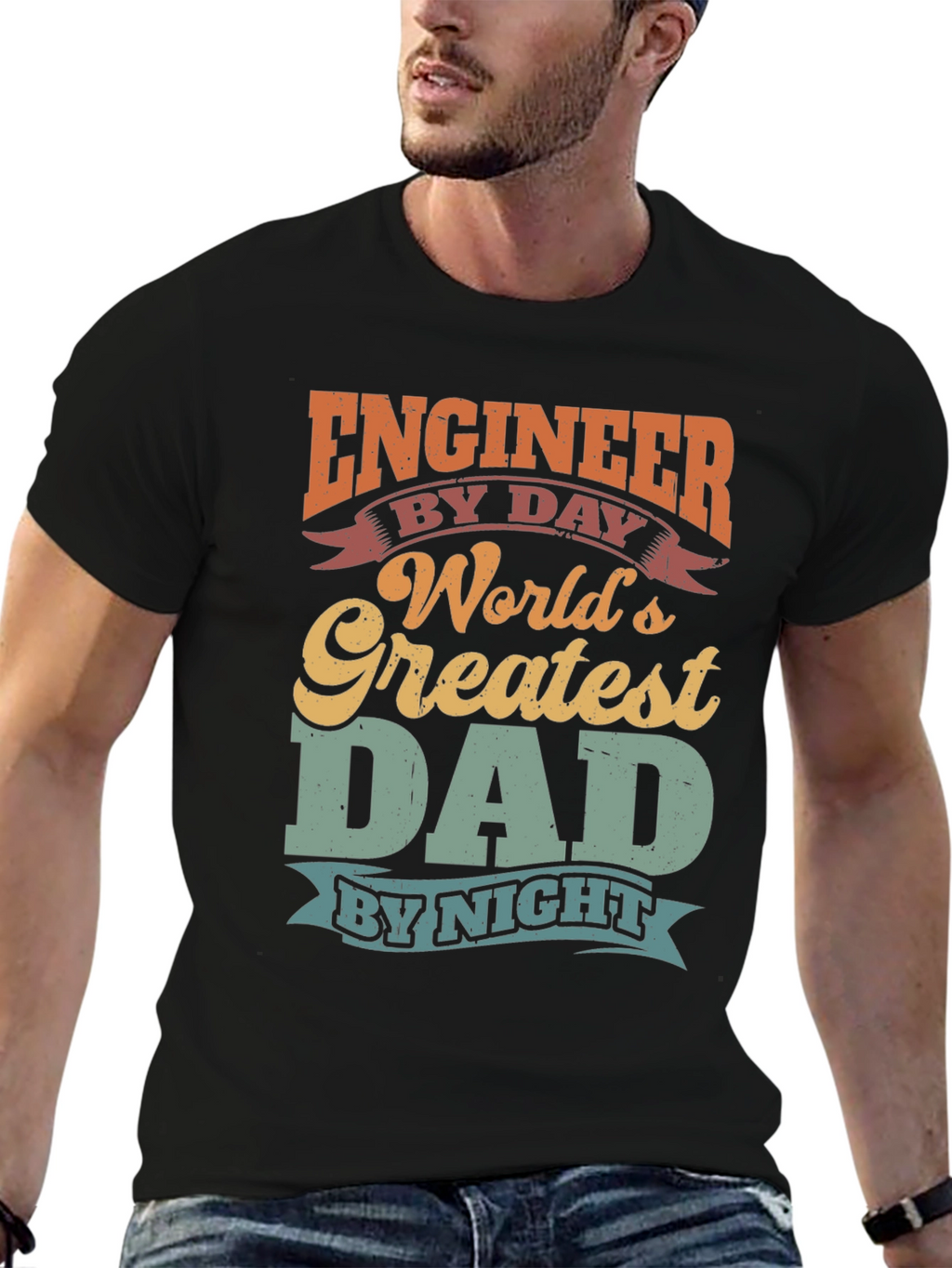 Engineer Dad T-Shirt - Worlds Greatest