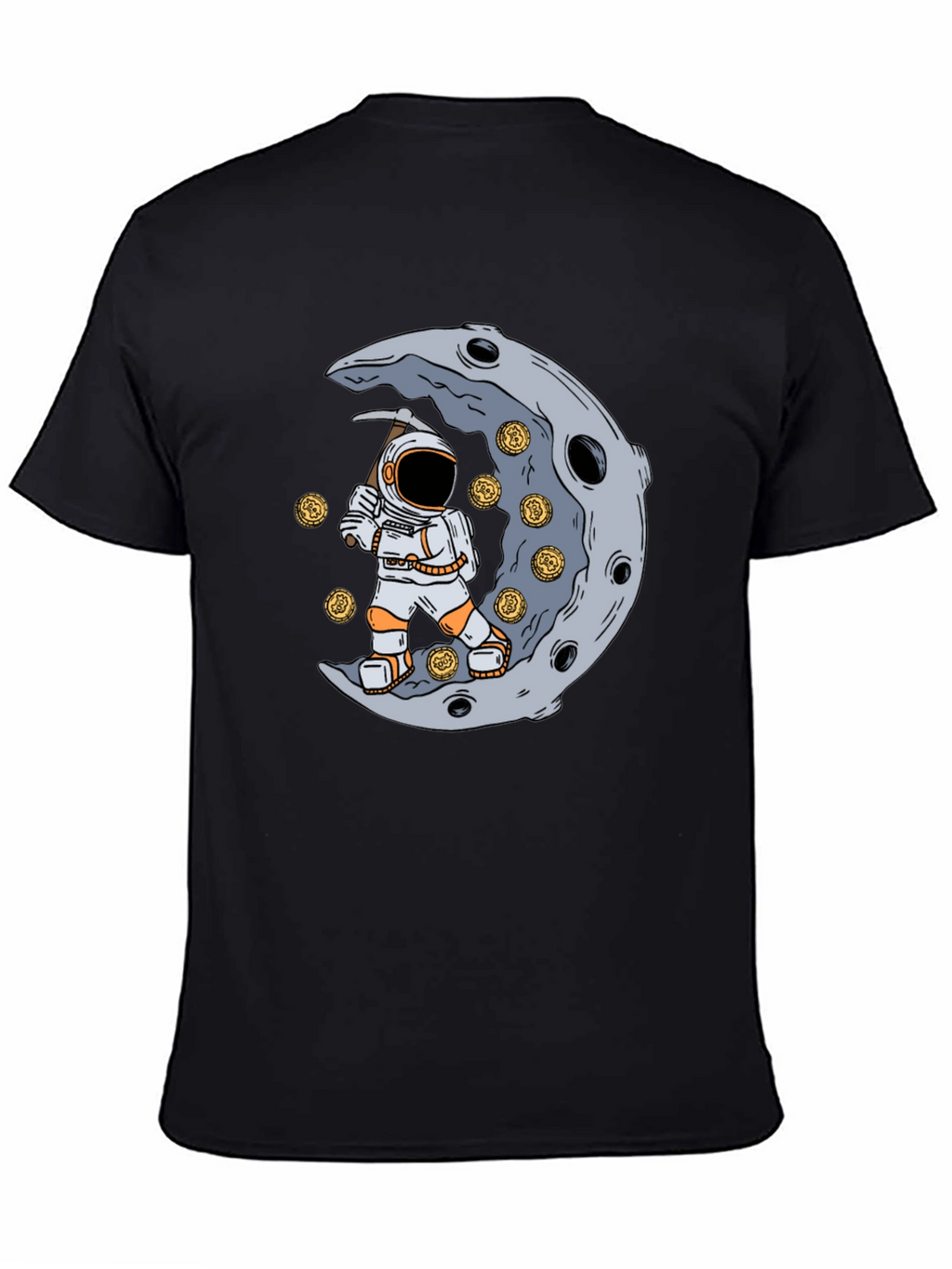 To the Moon T-Shirt - Astronaut Mining