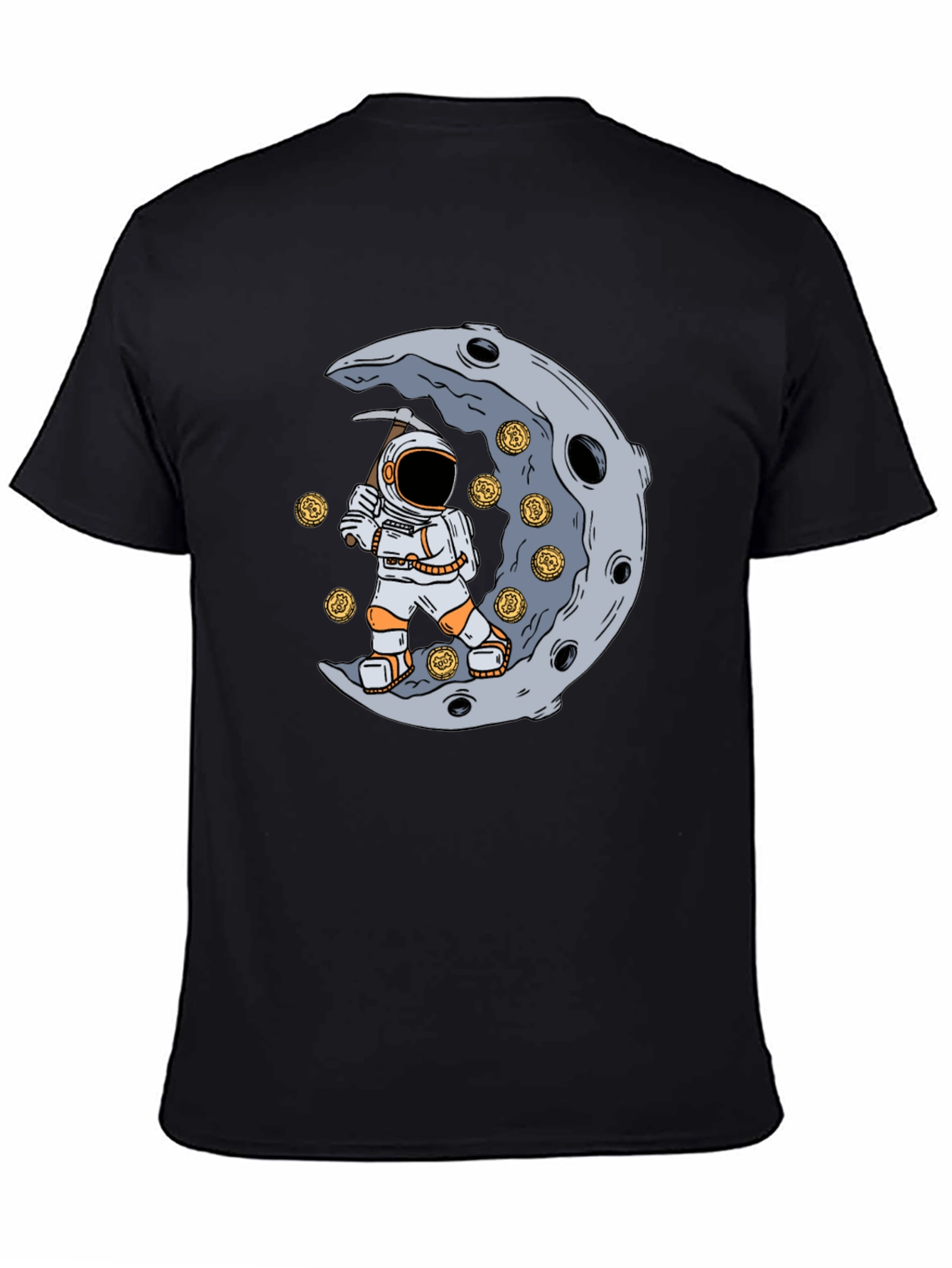 To the Moon T-Shirt - Astronaut Mining