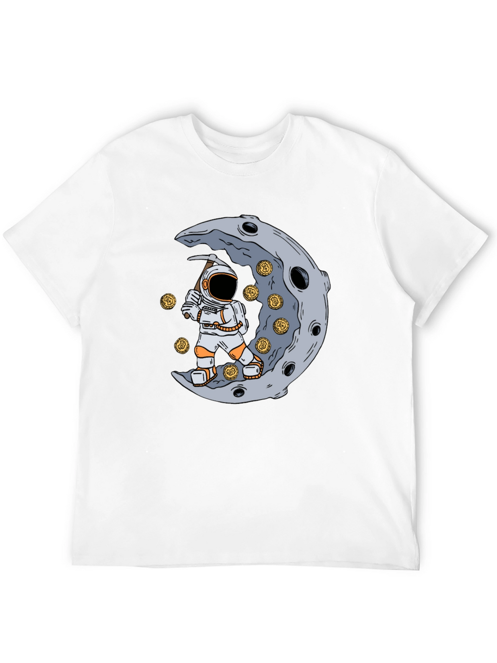 To the Moon T-Shirt - Astronaut Mining